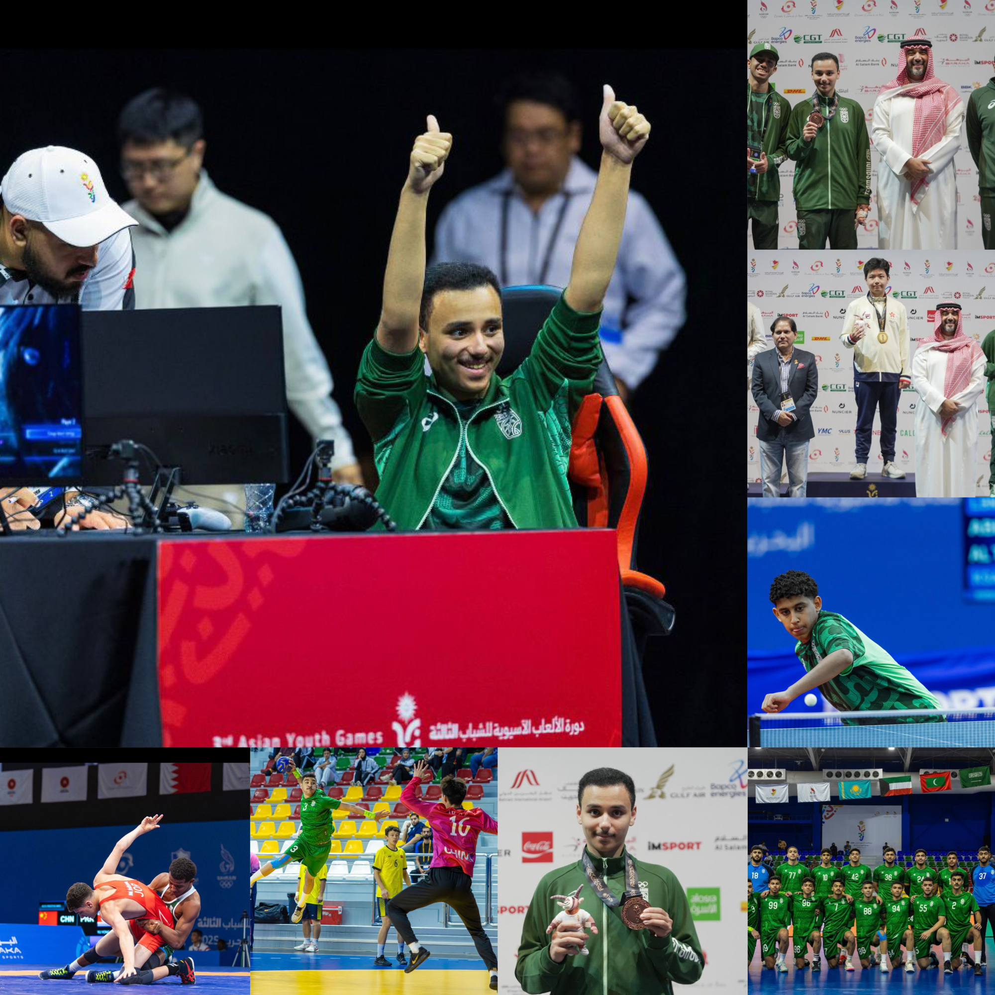 قبضة الأخضر في نهائي القارة للمرة الأولى بعد غياب 35 عام و راجخان يحرز برونزية الالكترونية في اسياد الشباب الثالثة 1 IMG 4098
