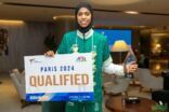 استقبال اولمبي لدنيا أبو طالب عقب التأهل لألعاب باريس بن جلوي نقل تهنئة الفيصل في مطار الرياض