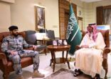 الأمير سعود بن جلوي يستقبل قائد قطاع حرس الحدود بجدة المكلّف