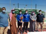 اختتام بطولة المملكة للابطال المناطق لفردي التنس للدرجات الثلاث