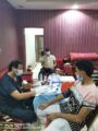 اختتام فعاليات التبرع بالدم والتي أقامها فريق سواعد الخير التطوعي بالعالية بلجنة التنمية بالعالية