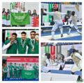 148 ميدالية سعودية في ختام الألعاب الخليجية الأولى للشباب المبارزة